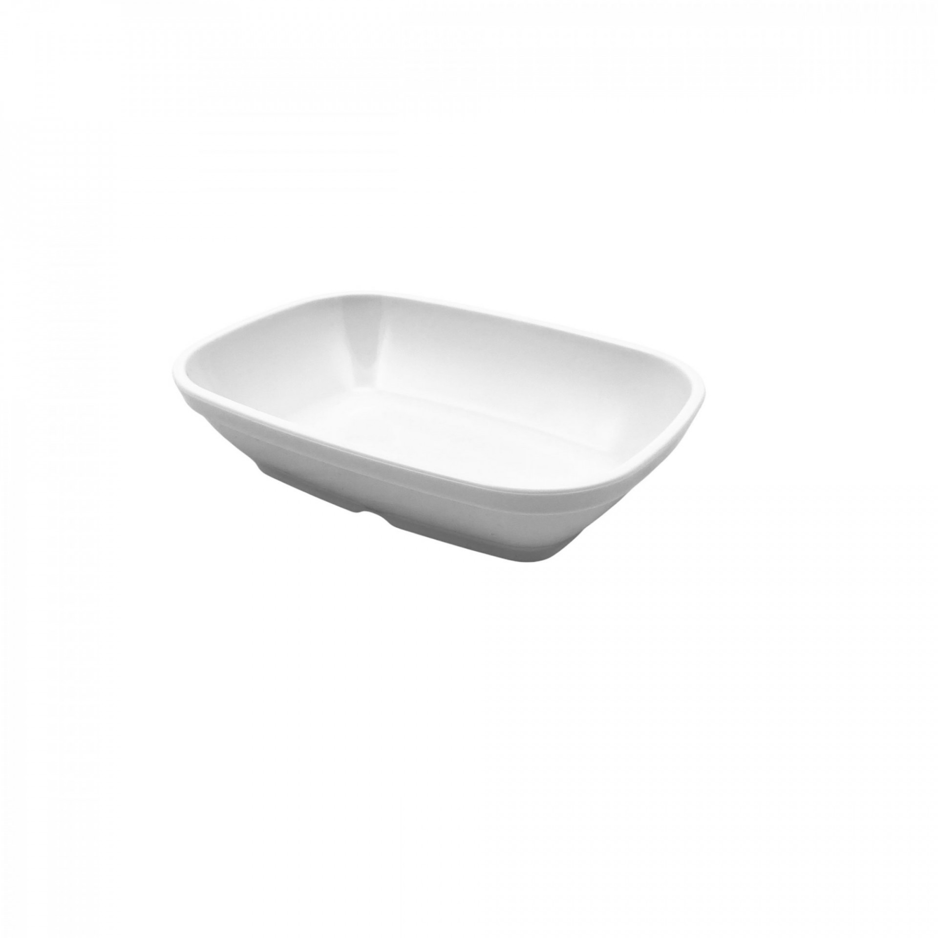 Миска овальная из поликарбоната One Chef 17х12 см 400 мл Белый
