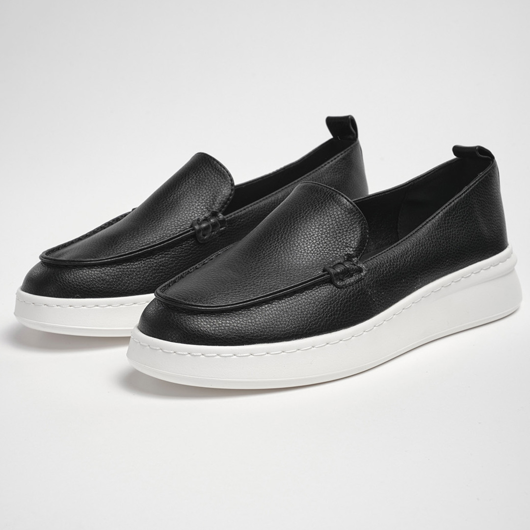 Мокасины женские 342579 р.39 (24,5) Fashion Черный