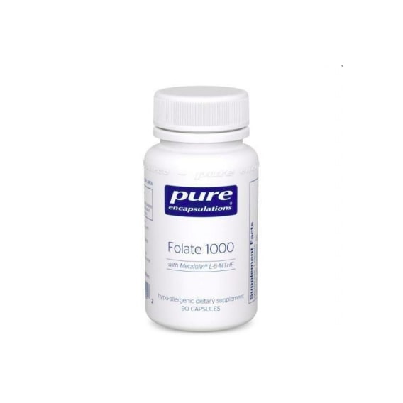 Фолиевая кислота Pure Encapsulations Folate 1000 mg 90 Caps PE-01430