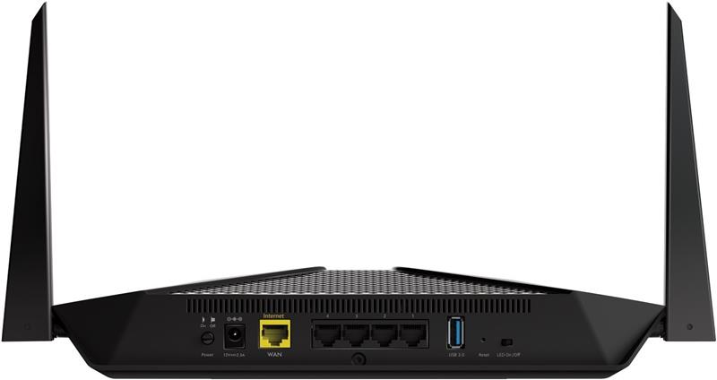 Беспроводной маршрутизатор Netgear RAX40 (RAX40-100PES) (AX3000, 1xGE WAN, 4xGE LAN, 1xUSB 3.0, 2 антенны)