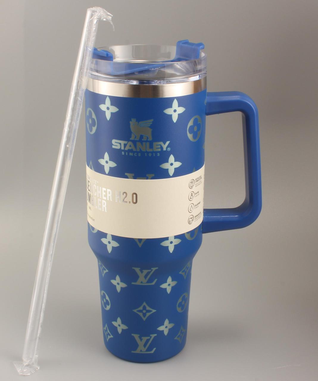 Термокружка Stanley Quencher H2.0 Tumbler 1,18 л Royal Blue Monogram KT6007835