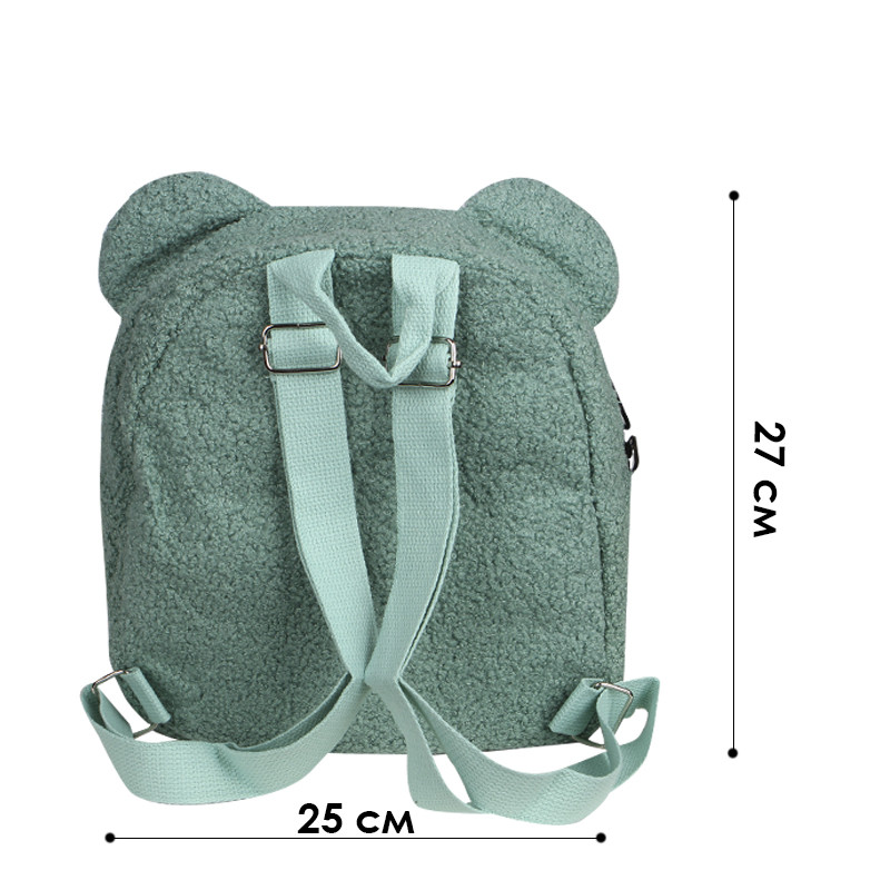 Детский рюкзак Lesko 6791 25х27 см Green