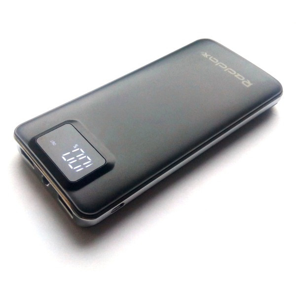 Зовнішній акумулятор POWER BANK REDDAX RDX-225 12600 мAh, чорний