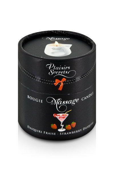Массажная свеча с ароматом Plaisirs Secrets Strawberry Daiquiri 80 мл SO1855