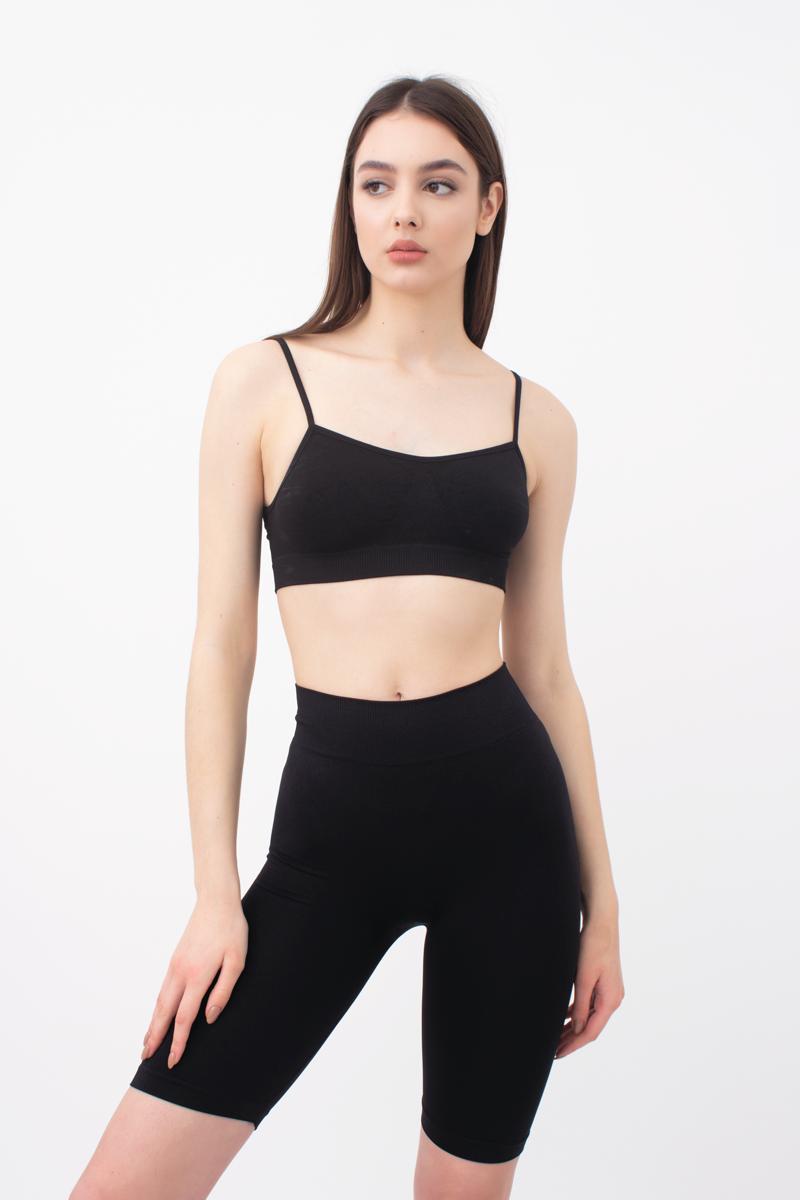 Велосипедки с высокой талией Giulia TRACKS 01 nero-L/XL