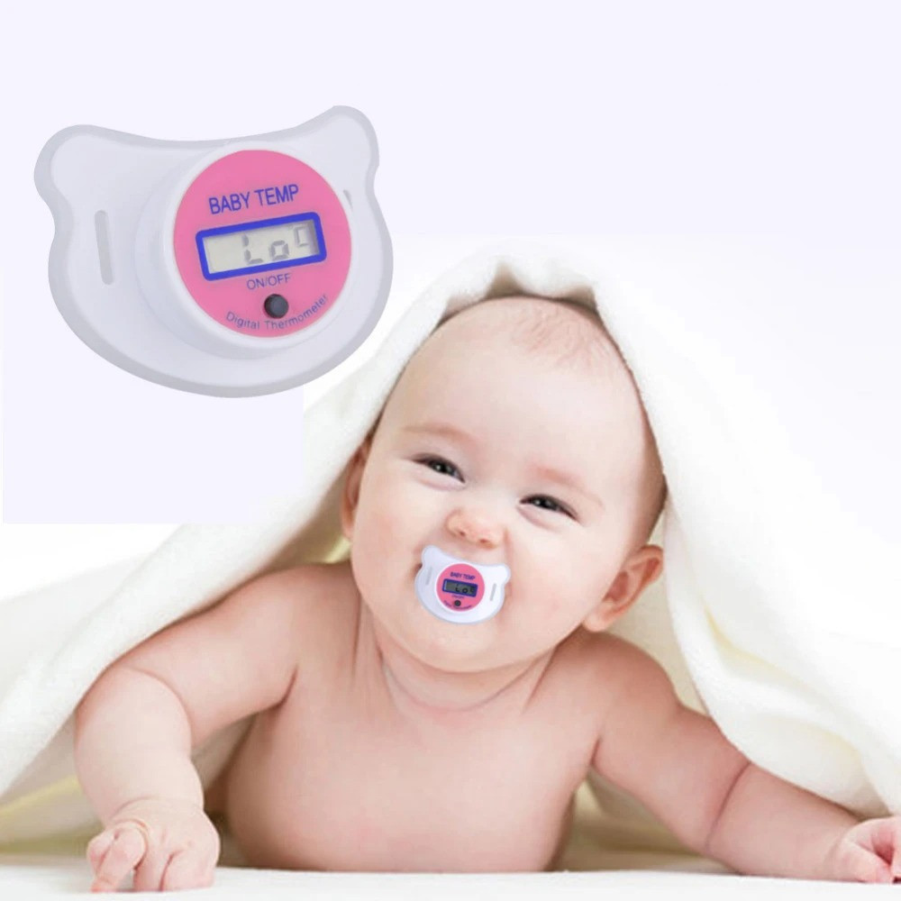 Электронная детская пустышка-термометр VigohA Baby Temp Pacifier Розовый