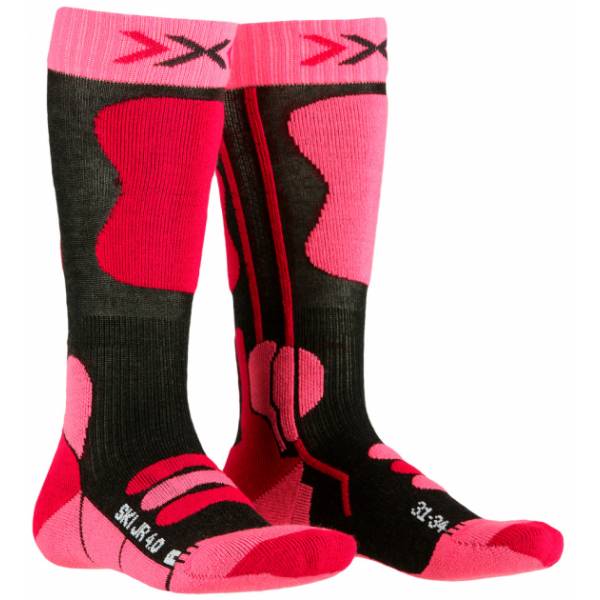 Шкарпетки X-Socks Ski Junior 4.0 35-38 Чорний/Червоний (1068-XS-SS00W19J 35-38 G3)