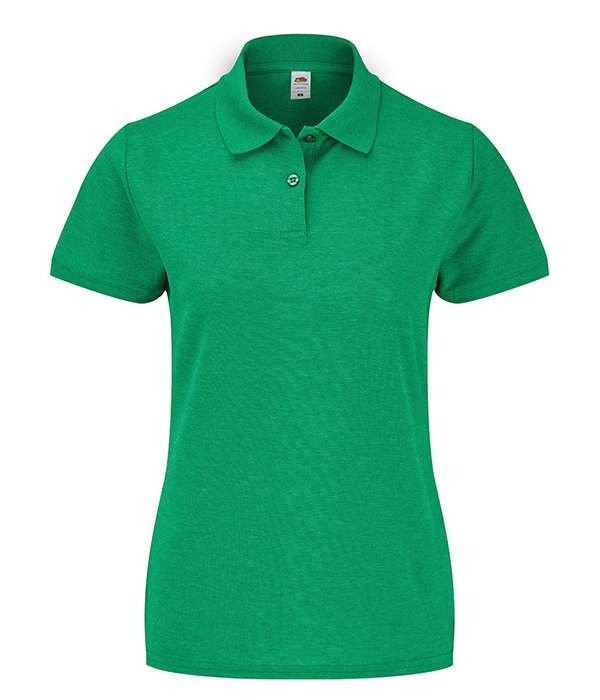 Поло Fruit of the loom 65/35 Polo Lady-Fit XS Зеленый (63-212-0)