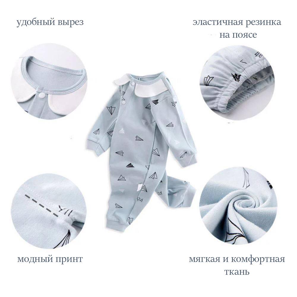 Подарунковий набір одягу 22 в 1 CuteBaby для новонародженого хлопчика 0-9 місяців Блакитний (LP687H)