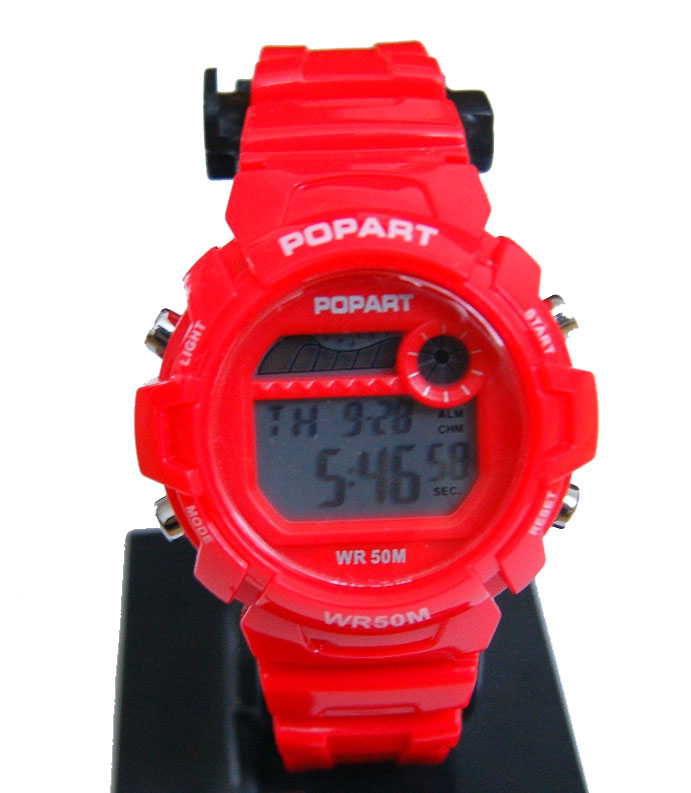 Часы Popart Красный (POP-540)