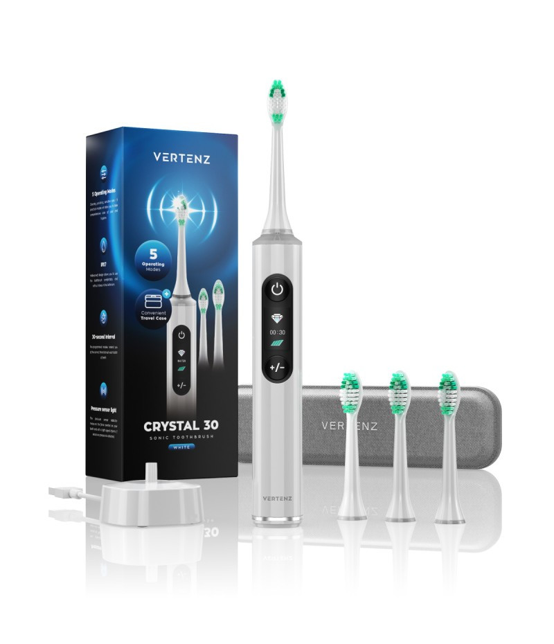 Звуковая зубная щетка VERTENZ Crystal 30 White