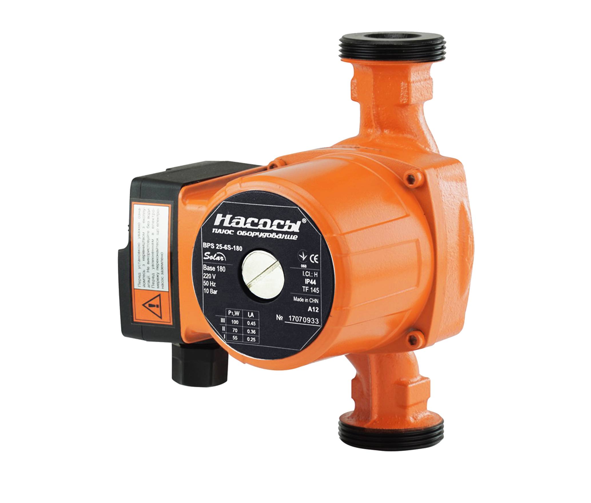 Циркуляційний насос Насоси+Обладнання BPS 25-6S-180 Solar 10300