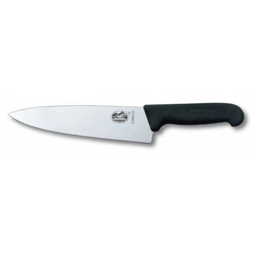 Шеф-нож Victorinox Fibrox Carving Поварской 200 мм Черный (5.2063.20)