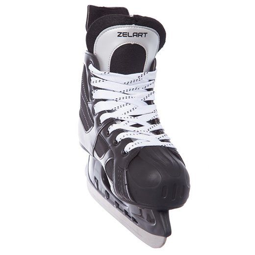 Коньки хоккейные Z-0887 Zelart  37 Черно-белый (60363034)