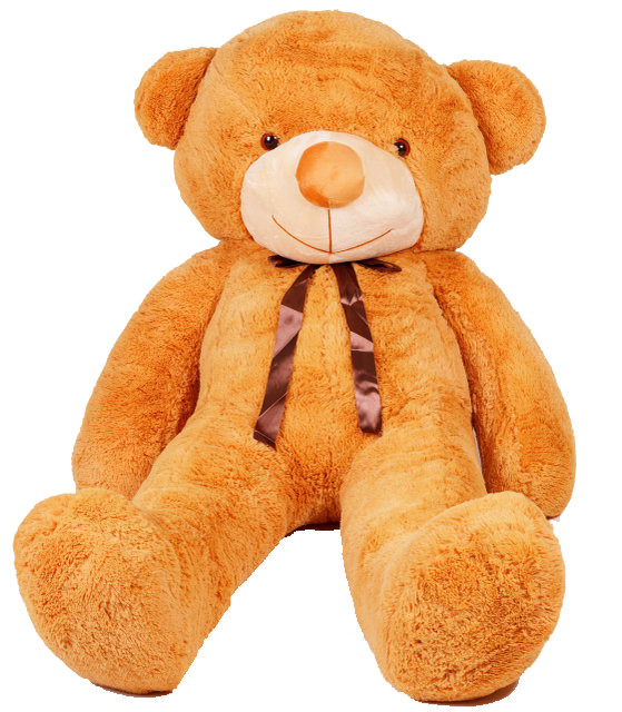 М'яка іграшка ведмідь Тедді 200 см Карамельний (196-19112835)
