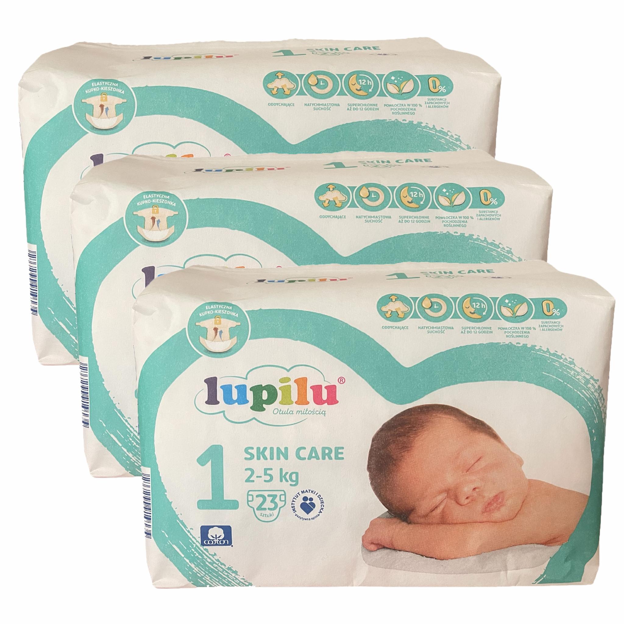 Подгузники Lupilu Skin Care Newborn 1 2-5 кг 69 шт
