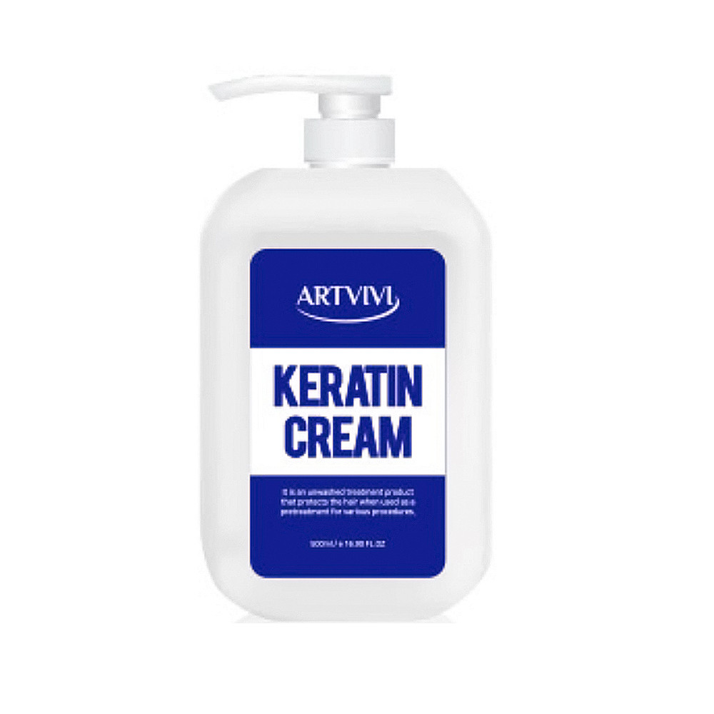 Термозащитный крем для волос Artvivi Keratin Cream 500 мл