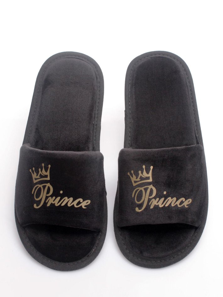 Домашние тапочки Family Story Флекс Prince Черный 40-41 (uf20-41e-048g)