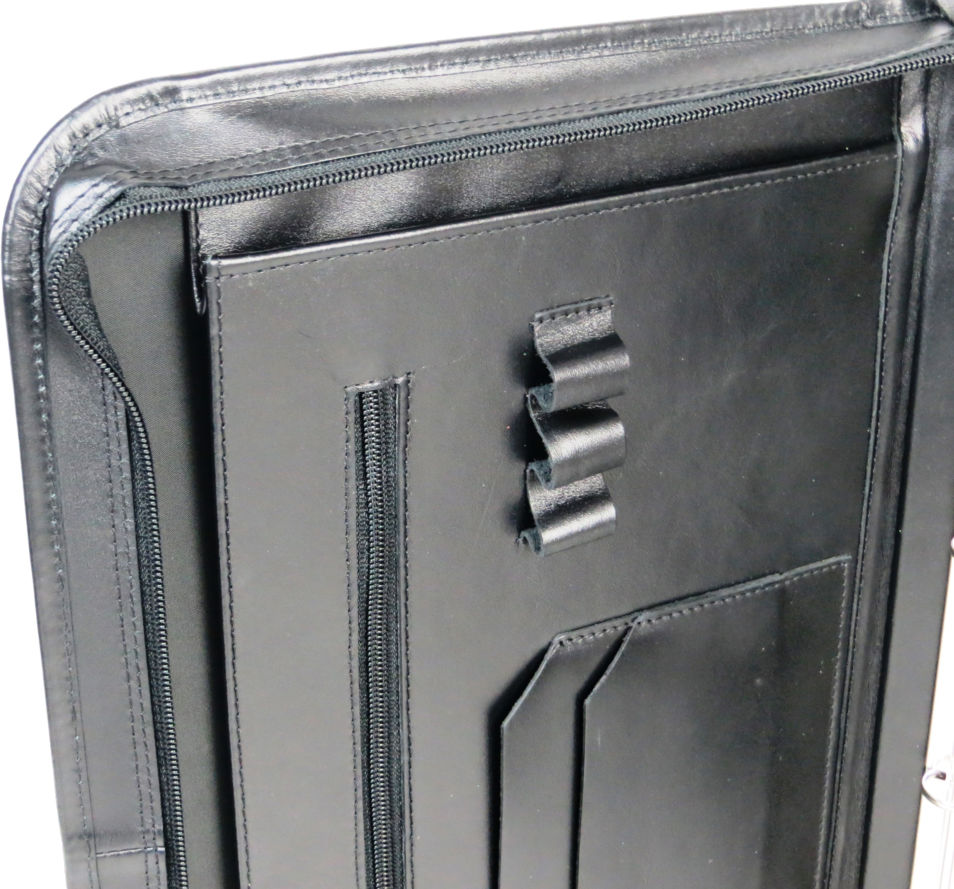 Деловая папка для документов из кожи Portfolio Черный (Port1021 black)