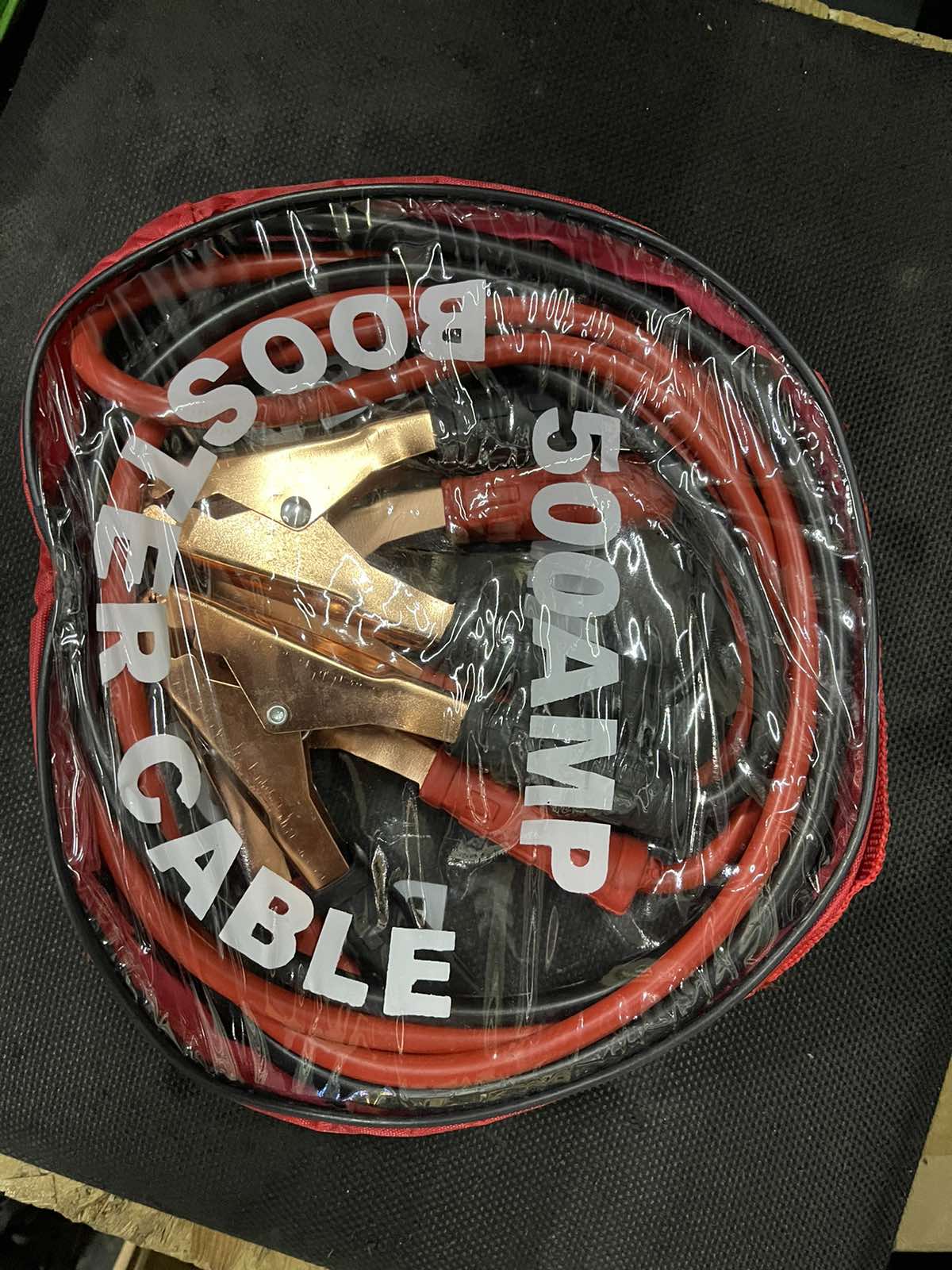 Стартовые провода клещи для аккумулятора морозостойкие в чехле Booster Cable 500AMP 2,5 м