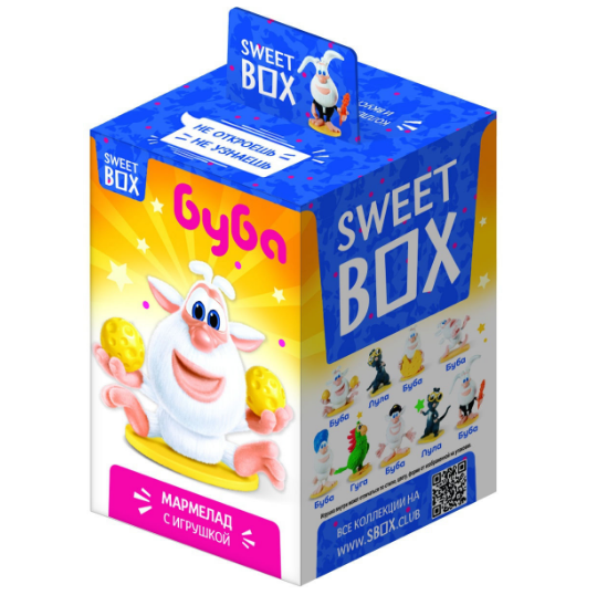 Sweet Box БУБА Мармелад з іграшкой в коробочці