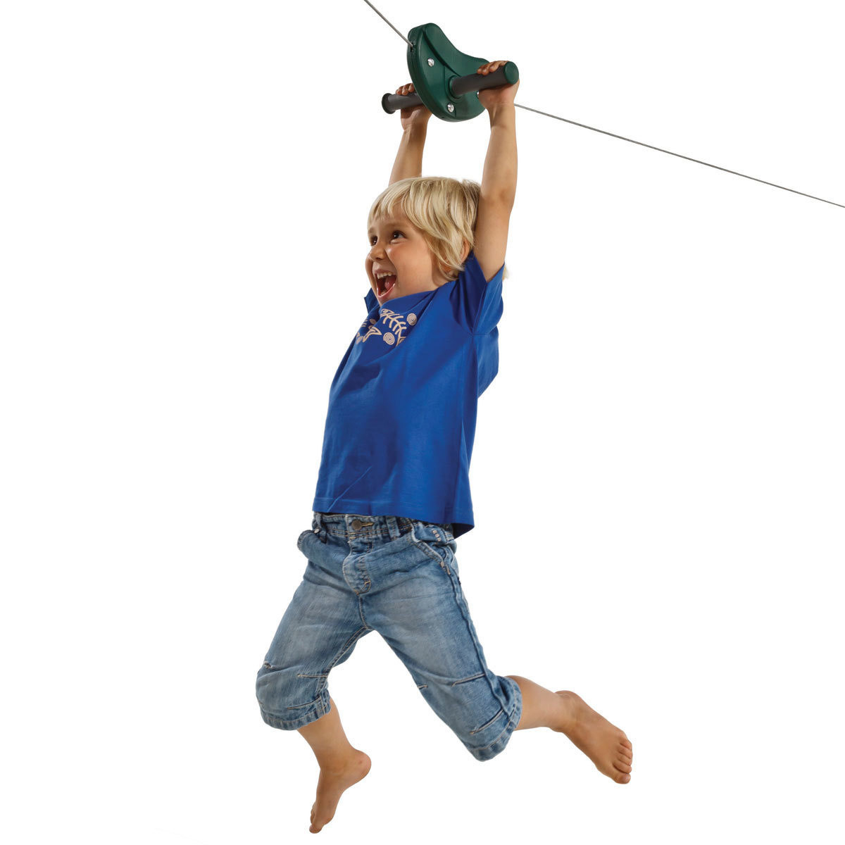 Канатная дорога детский WCG Zip Line M + качели тарзанка DISK