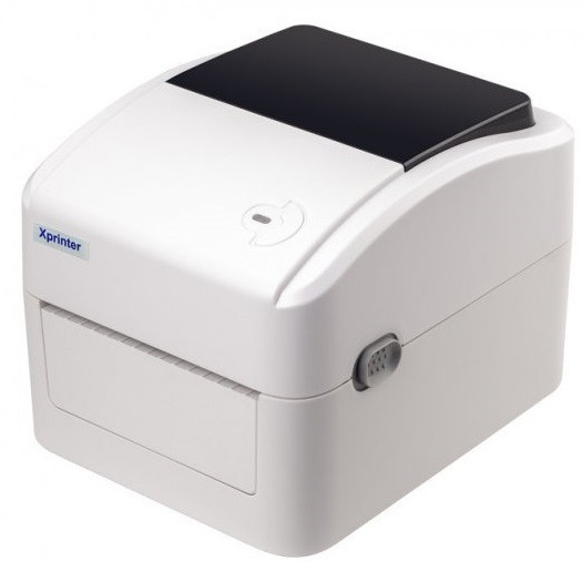 Термопринтер этикеток наклеек и чеков Xprinter XP-420B 108мм USB белый