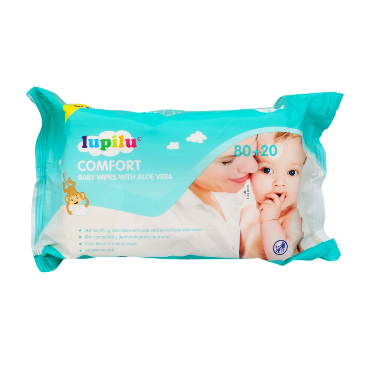 Влажные салфетки Lupilu Comfort 100 шт