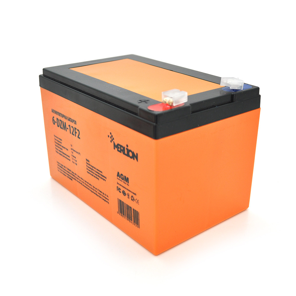 Тяговая аккумуляторная батарея AGM Merlion 6-DZM-12 F2 Orange