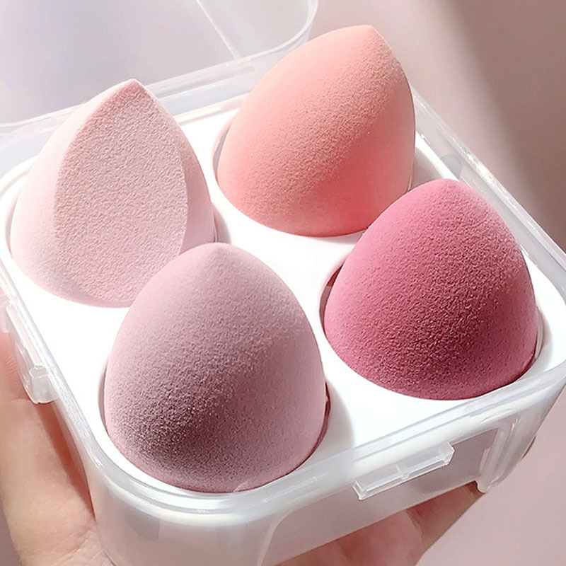 Набір спонжів для макіяжу ANbeauty (4шт.) Рожевий (AN0103067)