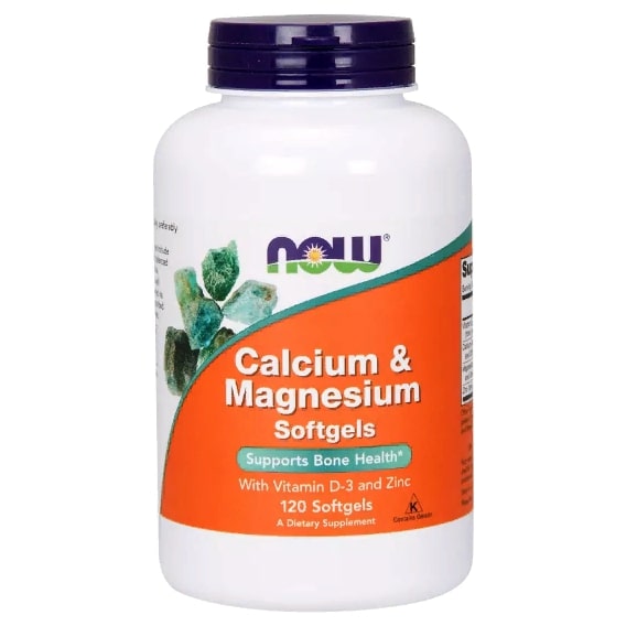 Мультиминеральный комплекс NOW Foods Calcium & Magnesium with D3 and Zink 120 Softgels NF1251