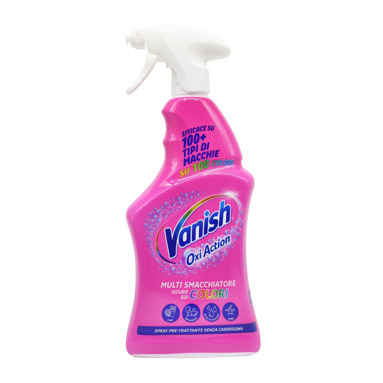 Пятновыводитель-спрей Vanish Oxi Action для цветных вещей 725 мл