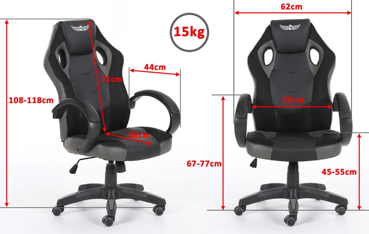 Крісло геймерське Nordhold Ullr BLACK