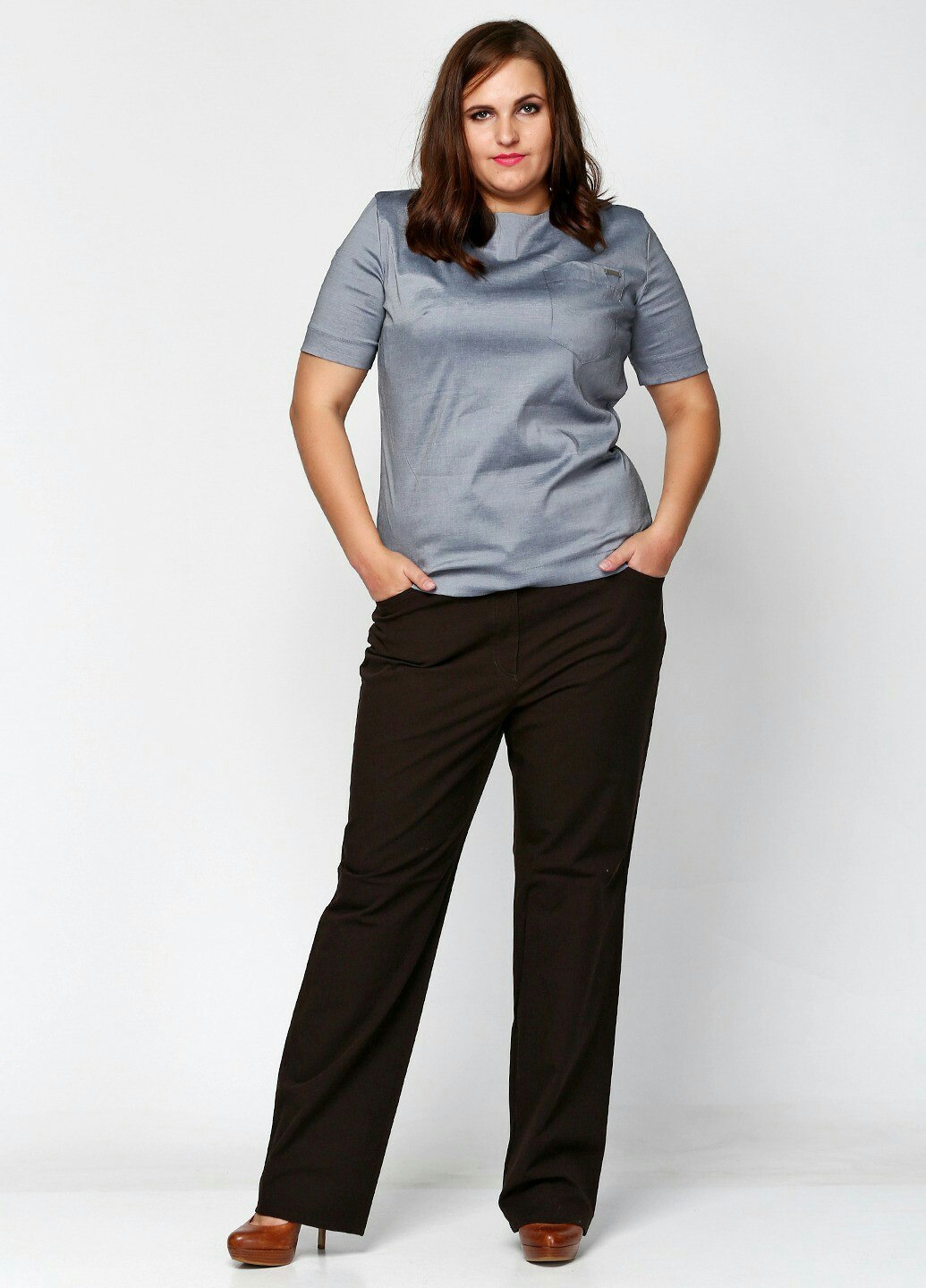 Штани Gerry Weber 48 Коричневий (GW-051)