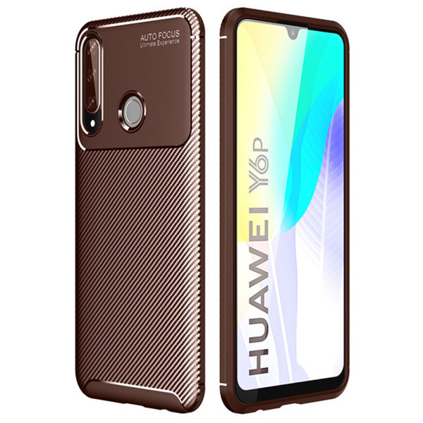 Чохол Carbon Case для Huawei Y6p Brown