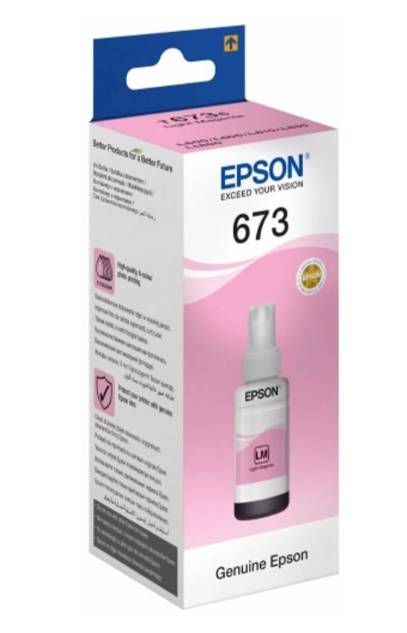 Контейнер з чорнилом Epson 673 70 мл Light Magenta L800/1800 (C13T67364A) (10905)