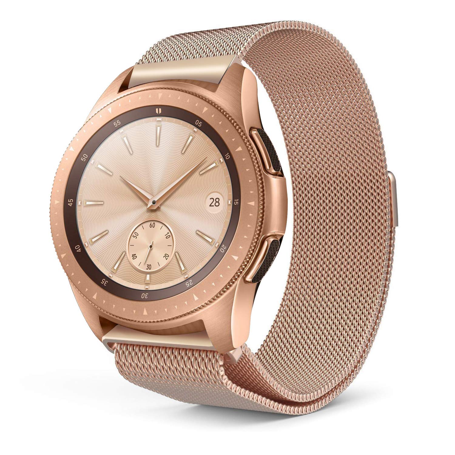 Ремешок BeWatch миланская петля для Samsung Galaxy Watch 42 мм Розовое золото (1010238.3)