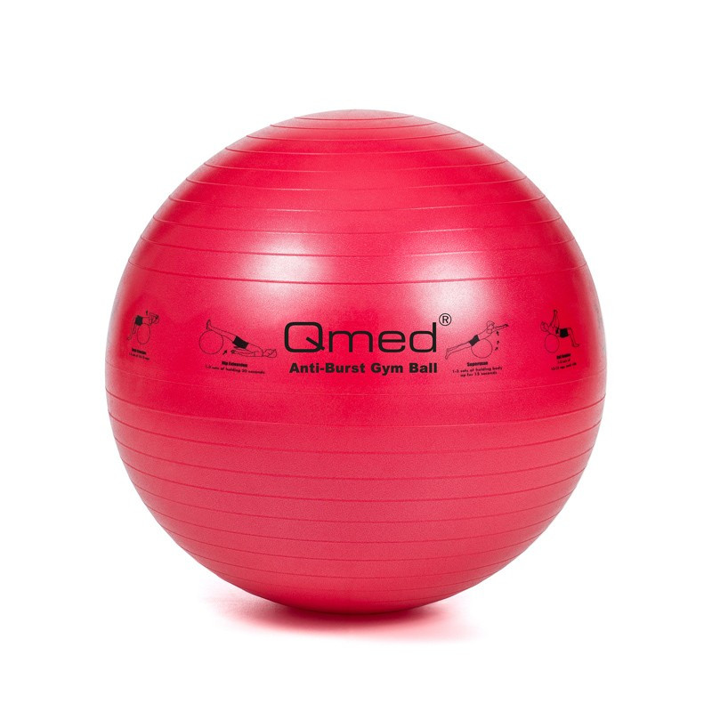Фітбол - Qmed ABS Gym Ball 55 см Червоний
