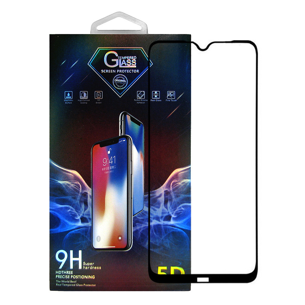 Защитное стекло Premium Glass 5D Full Glue для Xiaomi Redmi Note 8 Black