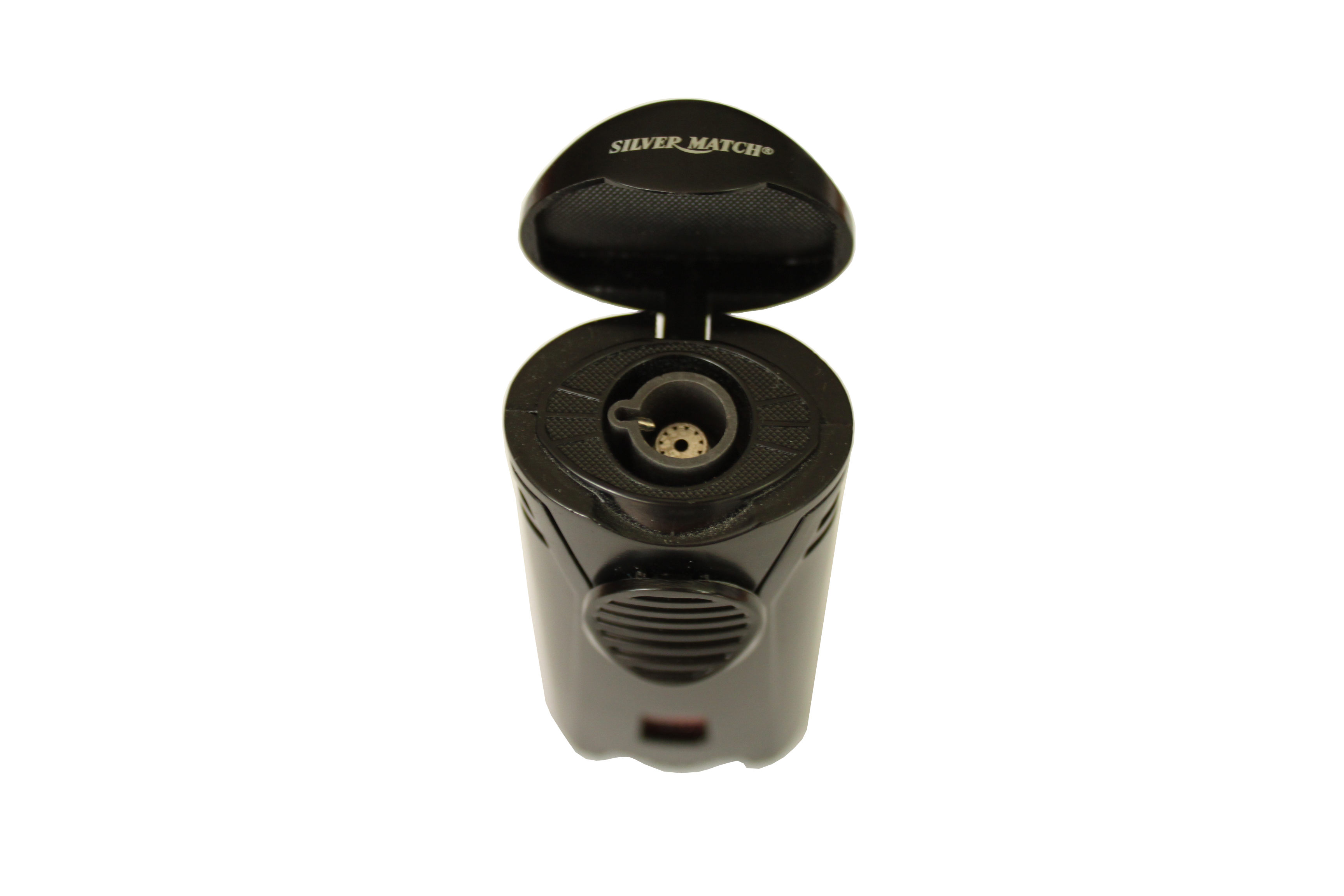 Зажигалка газовая турбо для сигар Silver Match Debden Blueflame Cigar Holder Черная (40674262)