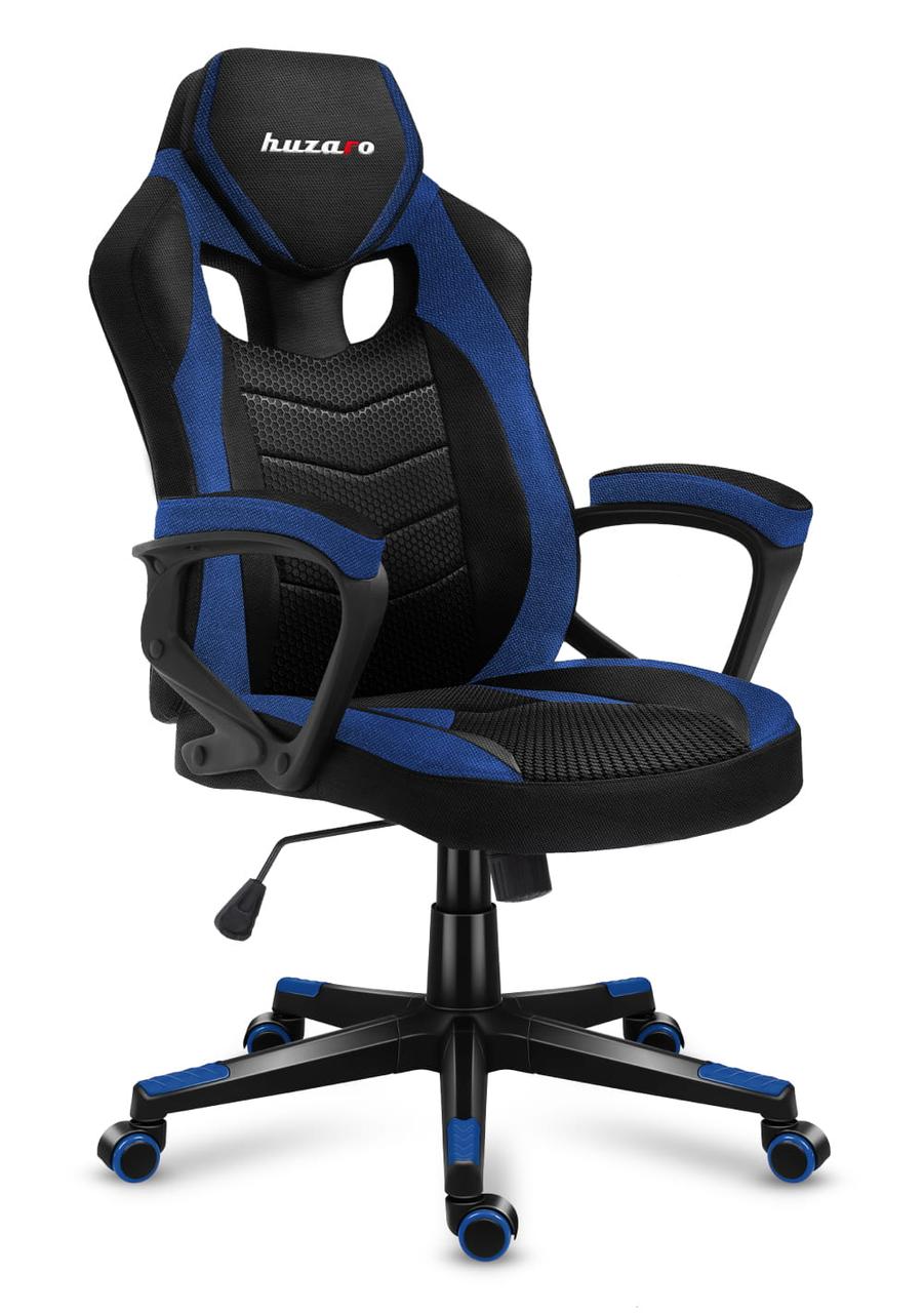 Комп'ютерне крісло HUZARO Force 2.5 BLUE тканина