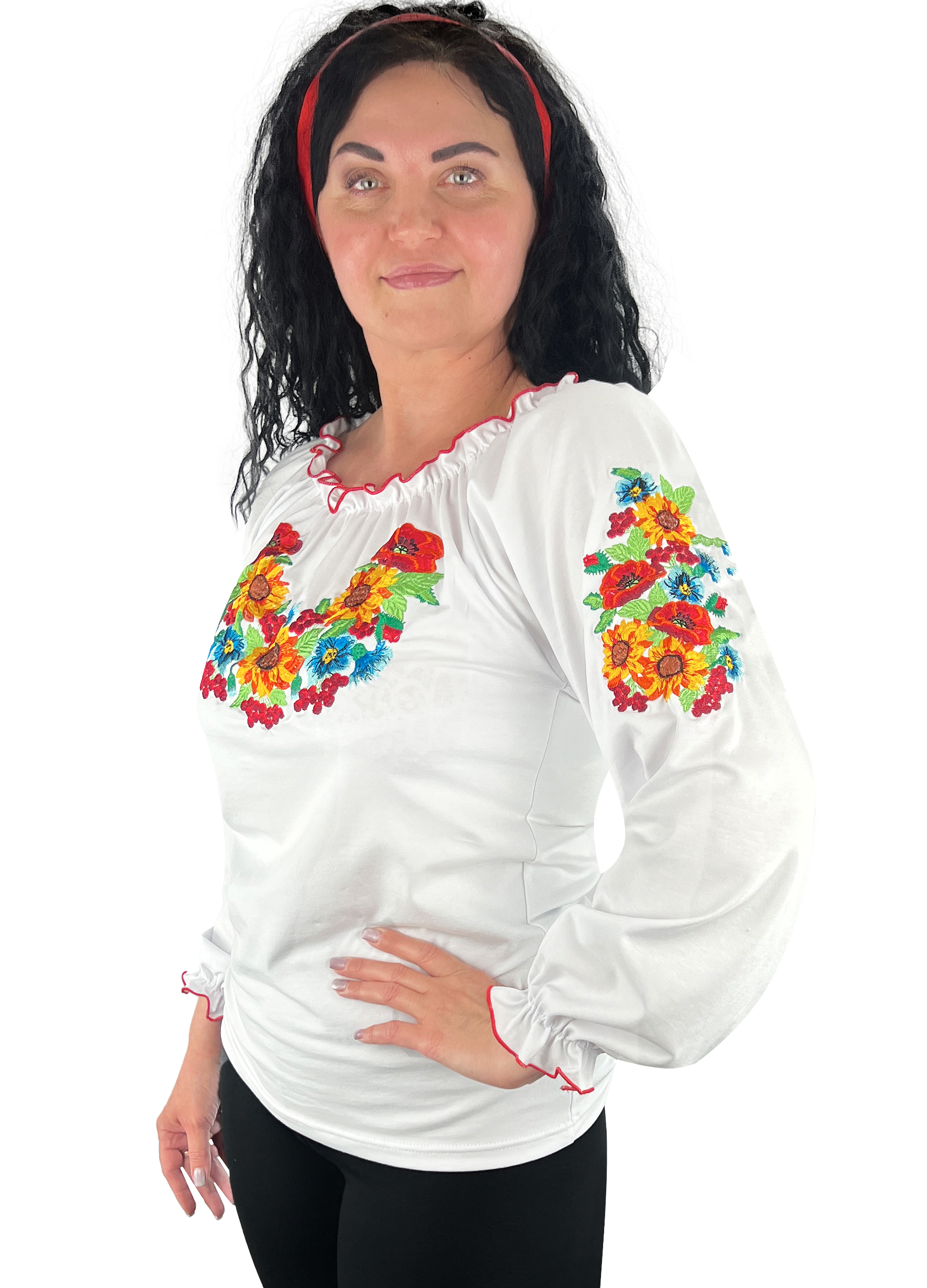 Вышиванка женская Модельер 30846 56 Белый (16633)