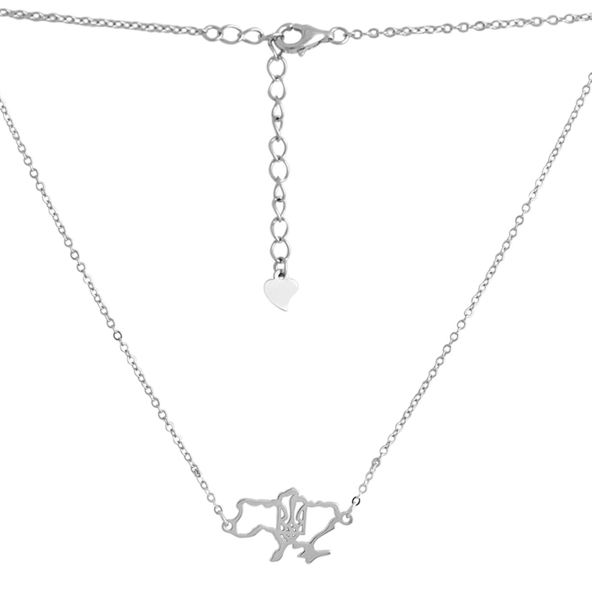Серебряное колье SilverBreeze без камней (2137887) 450-500