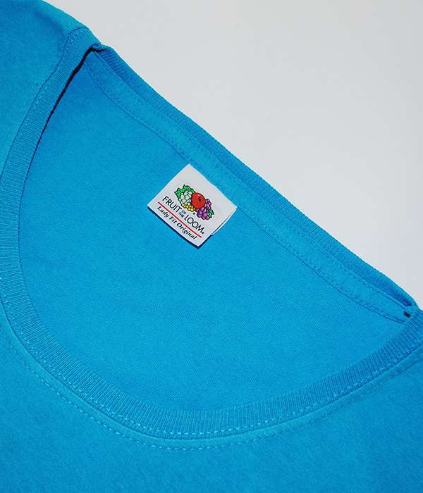 Футболка Fruit of the loom Original Lady-Fit XS Ультрамарин (61-420-0)