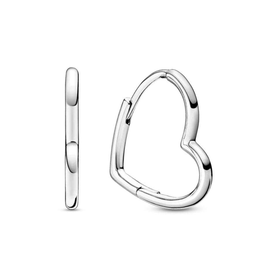 Серьги с ассиметричными сердцами No Brand 298307C00 (2556894748)