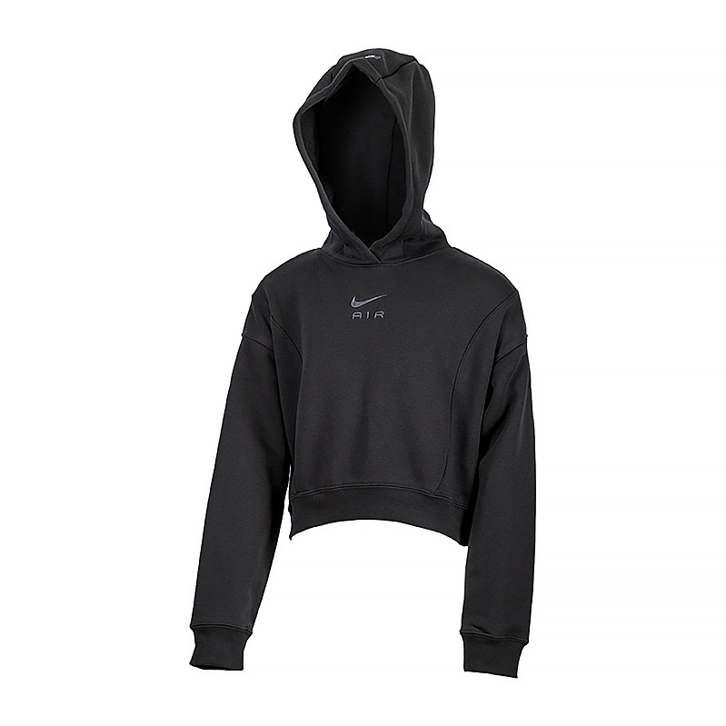 Детское Худи Nike G NSW AIR CROP HOODIE Черный L (DX5008-010)
