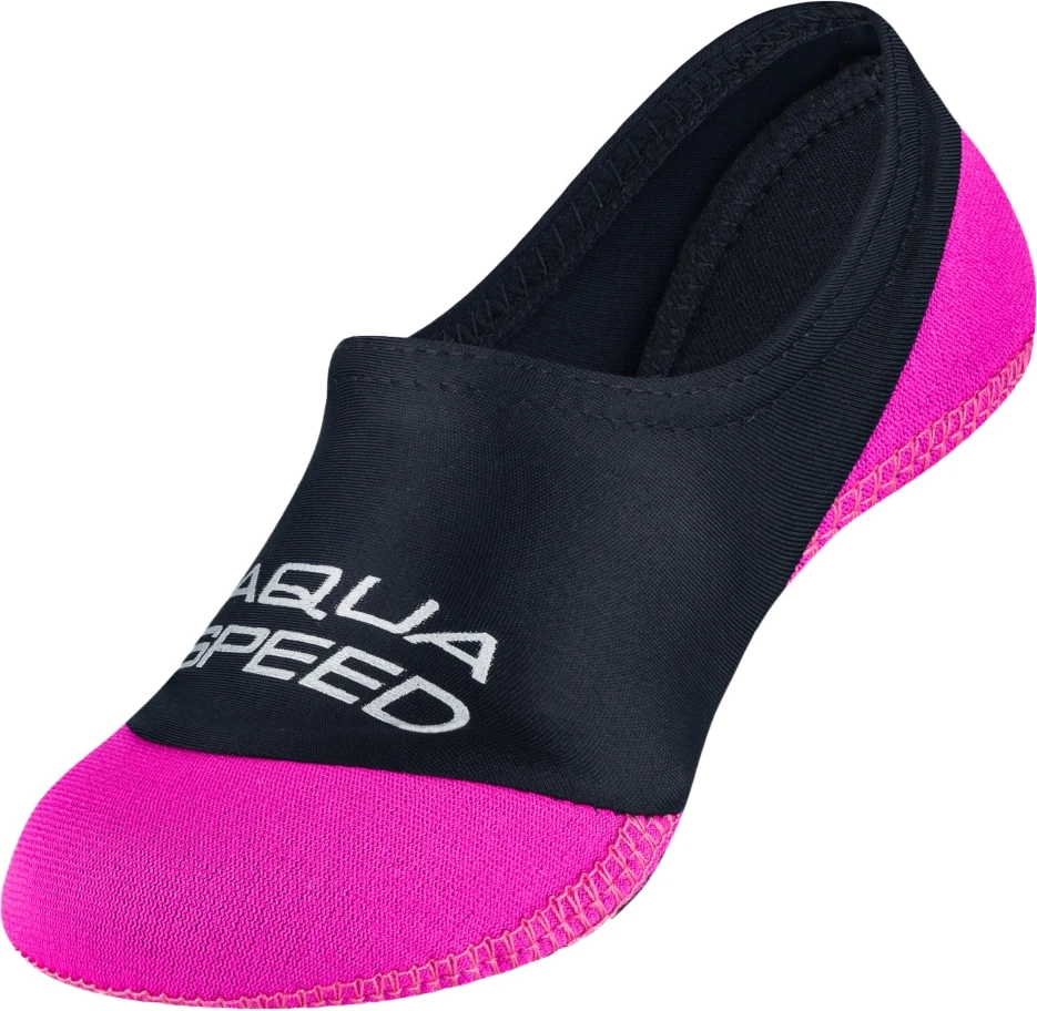 Носки для бассейна Aqua Speed NEO SOCKS 7389 (177-19) 34-35 Черно-малиновый (5908217673893)
