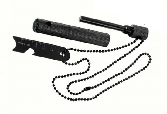 Походное огниво и компас EDC Balefire black