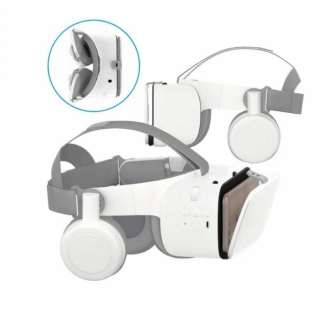 Очки шлем виртуальной реальности с геймпадом BOBOVR Z6 Bluetooth White (486081639)