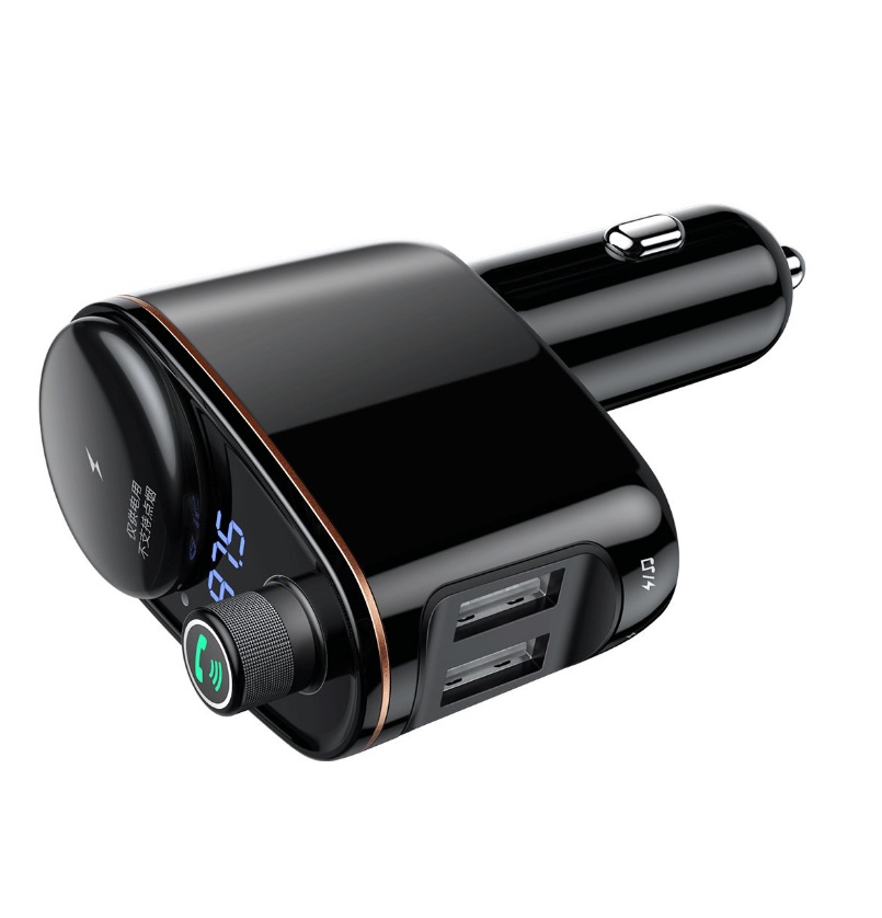 АЗП з FM-модулятор BASEUS Locomotive Wireless MP3 Vehicle Charger Blac